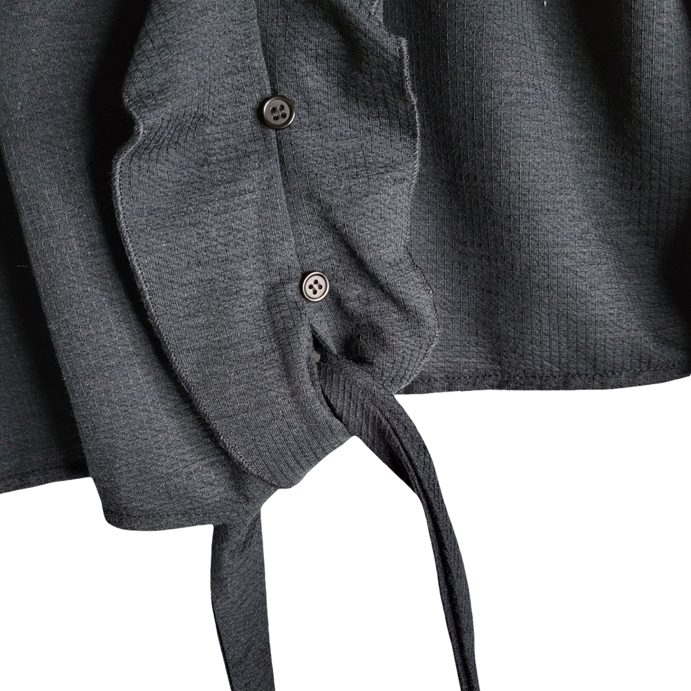 Black Ruffle Blouse - Picture 5 of 9